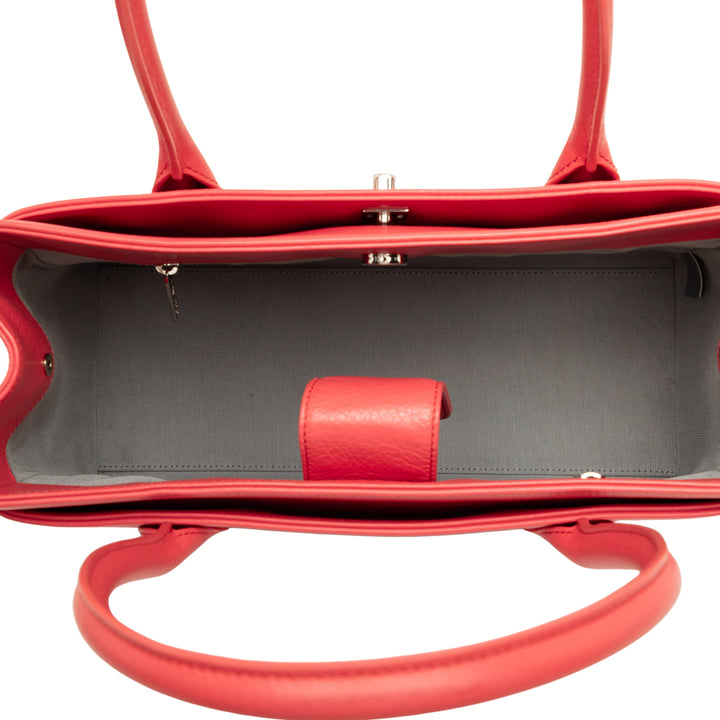 Executive Cerf Cabas Petit Cuir de veau Rose