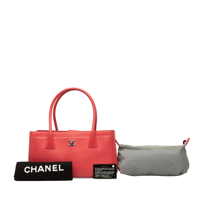 Executive Cerf Cabas Petit Cuir de veau Rose