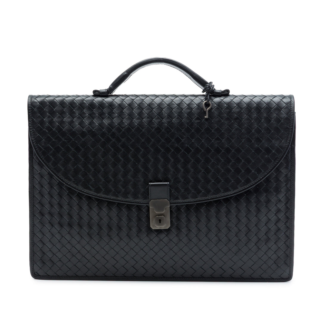 Bottega Veneta Intrecciato Business Sac Cuir nappa