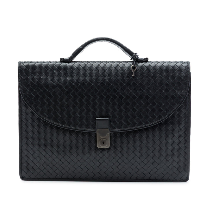 Bottega Veneta Intrecciato Business Sac Cuir nappa
