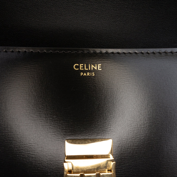 Celine brillant Cuir de veau Claude Sac bandoulière