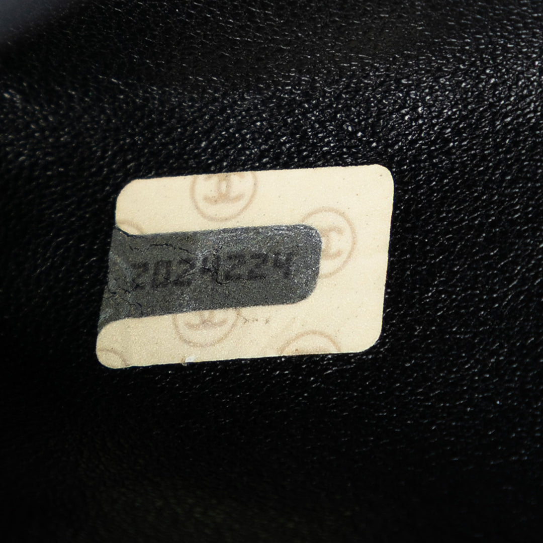 Chanel CC Vertical Matelassé Grosgrain Rabat simple Nylon