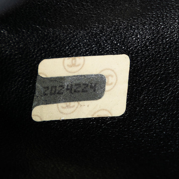 Chanel CC Vertical Matelassé Grosgrain Rabat simple Nylon