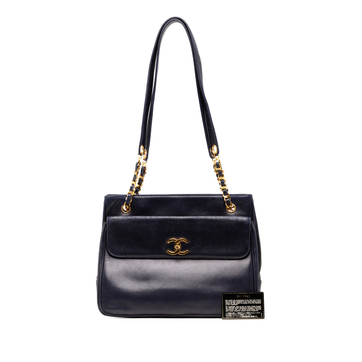 Chanel CC Cuir d’agneau Front Pocket Cabas