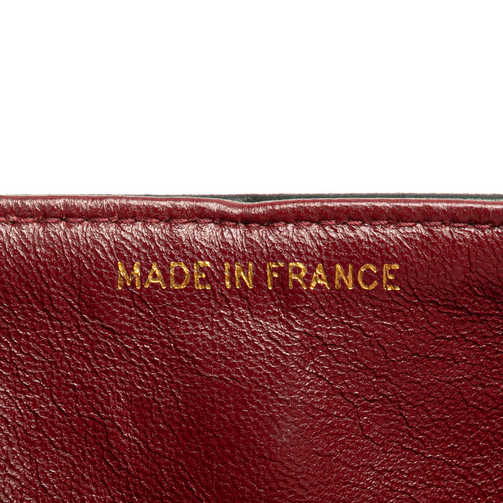 Small Classic Lambskin Double Flap Black - Gaby Paris