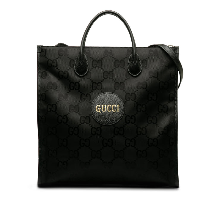 GG Econyl Off The Grid Convertible Tote Black - Gaby Paris