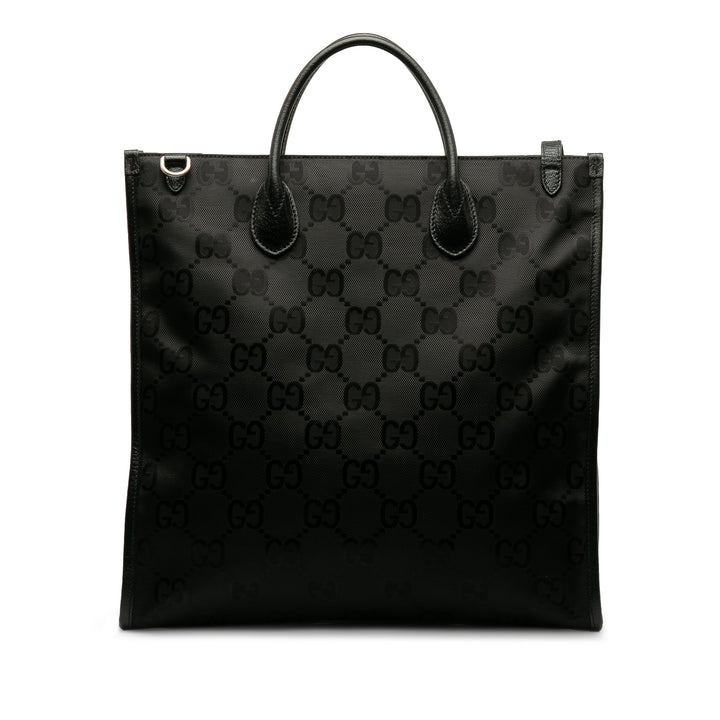 GG Econyl Off The Grid Convertible Tote Black - Gaby Paris