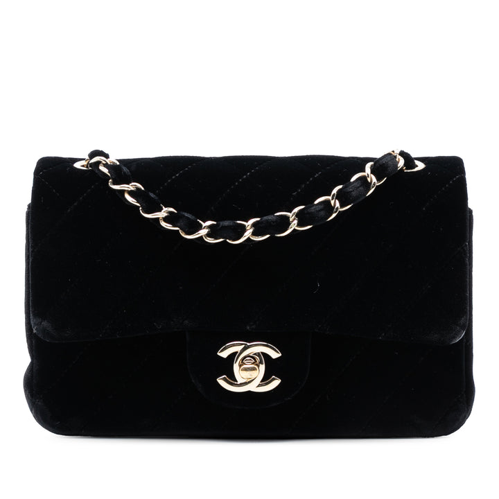Chanel Mini Rectangular Classic Velours Simple rabat