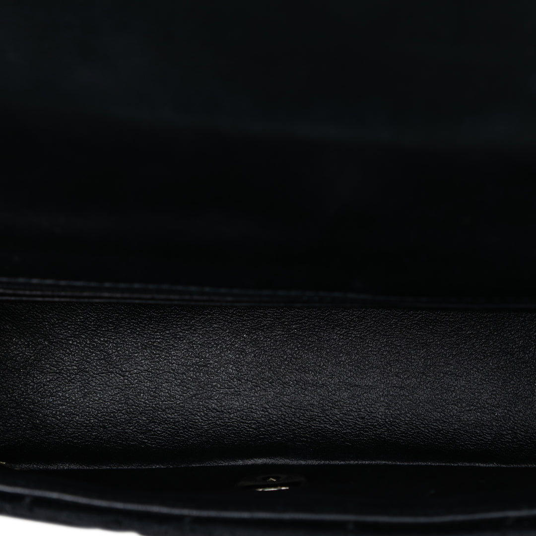 Chanel Mini Rectangular Classic Velours Simple rabat