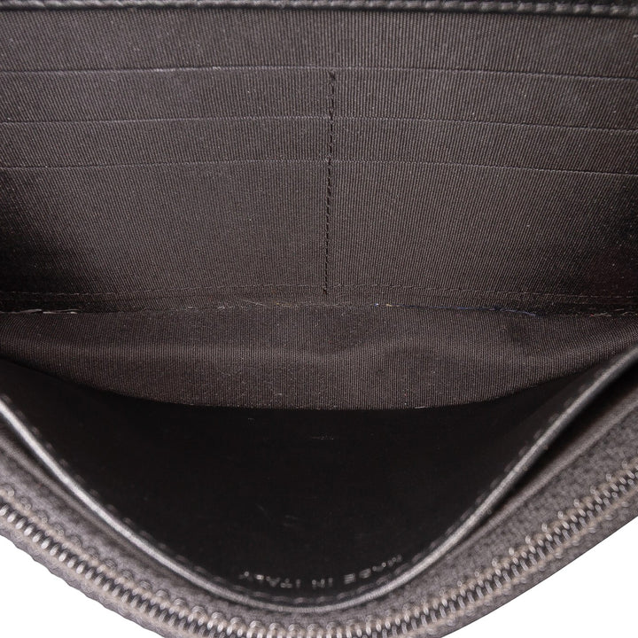Chanel Cuir de veau Chain 20s Signe Wallet on Chain Noir