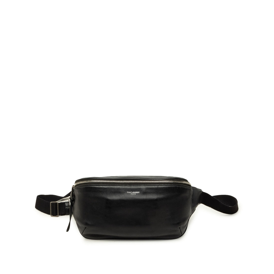 Saint Laurent Ceinture Marsupio Noir – vue principale – GABY PARIS