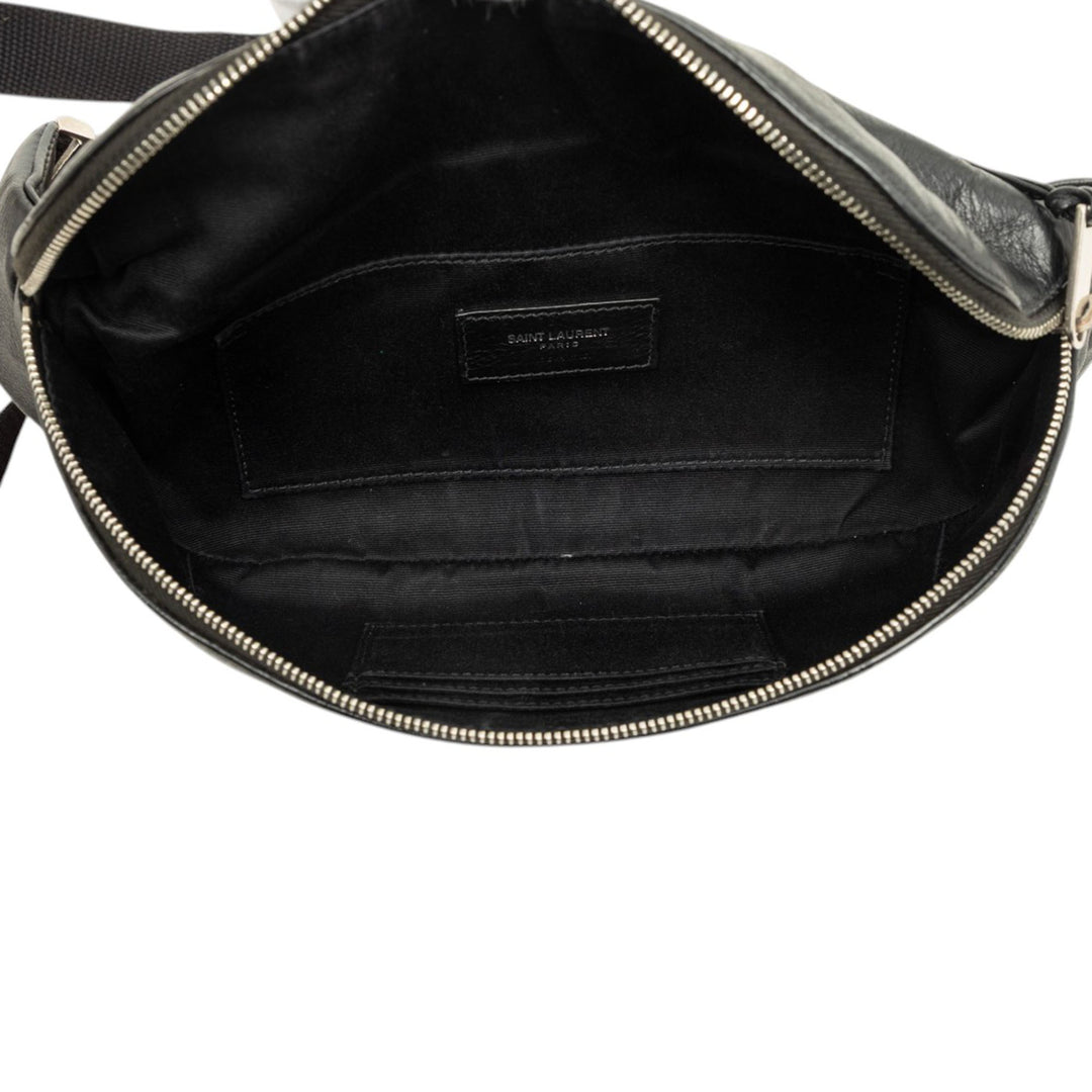 Saint Laurent Ceinture Marsupio Noir – vue 4 – GABY PARIS