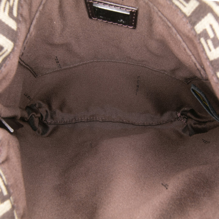 Fendi Zucchino Toile Sac porté croisé
