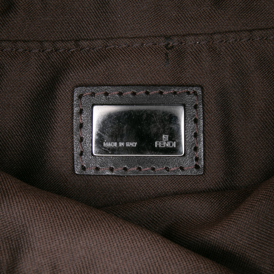 Fendi Zucchino Toile Sac porté croisé