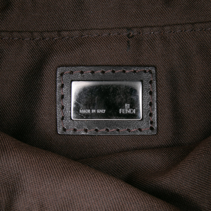 Fendi Zucchino Toile Sac porté croisé