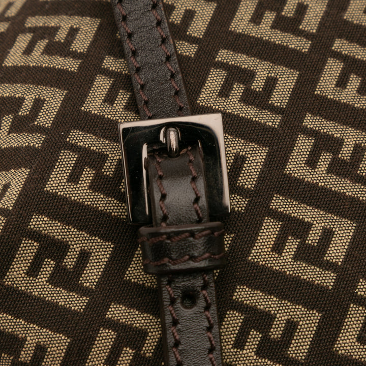 Fendi Zucchino Toile Sac porté croisé