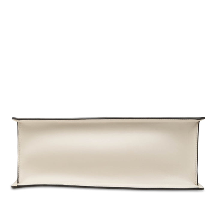 Gucci Sac à main Web Sylvie à Moyen Cuir de veau Blanc – vue 3 – GABY PARIS