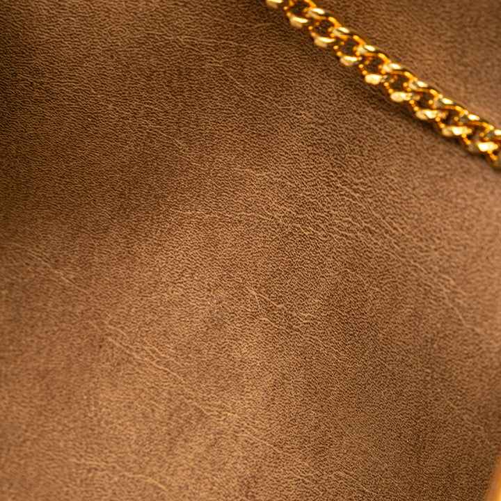 Dior Honeycomb Coated Toile Chain Sac porté croisé Noir