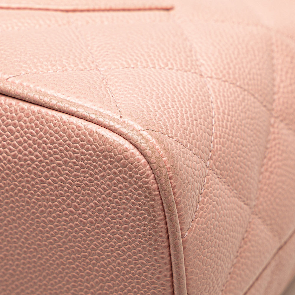 Caviar Medallion Tote Pink - Gaby Paris