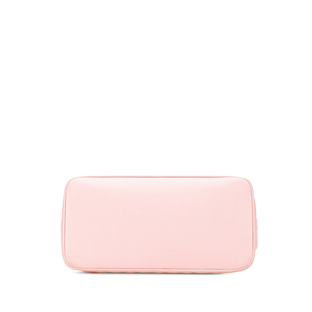 Caviar Medallion Tote Pink - Gaby Paris