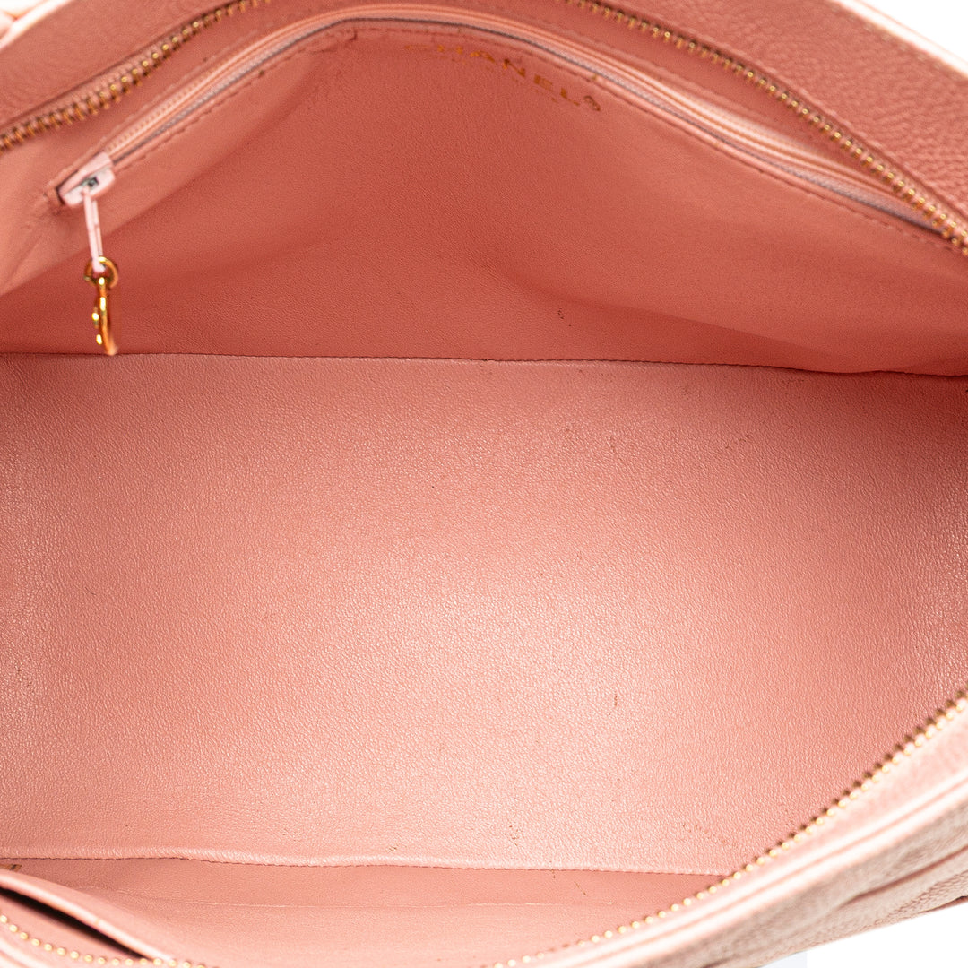Caviar Medallion Tote Pink - Gaby Paris