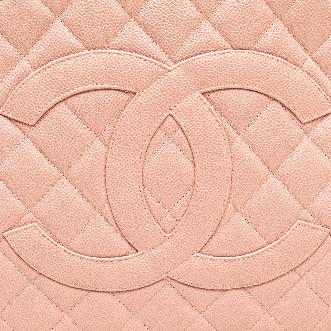 Caviar Medallion Tote Pink - Gaby Paris
