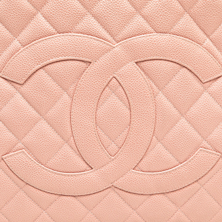 Caviar Medallion Tote Pink - Gaby Paris