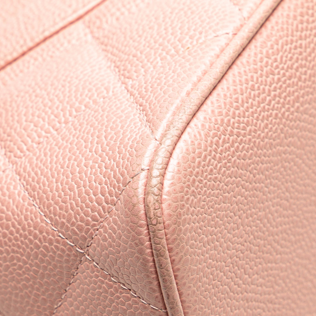 Caviar Medallion Tote Pink - Gaby Paris