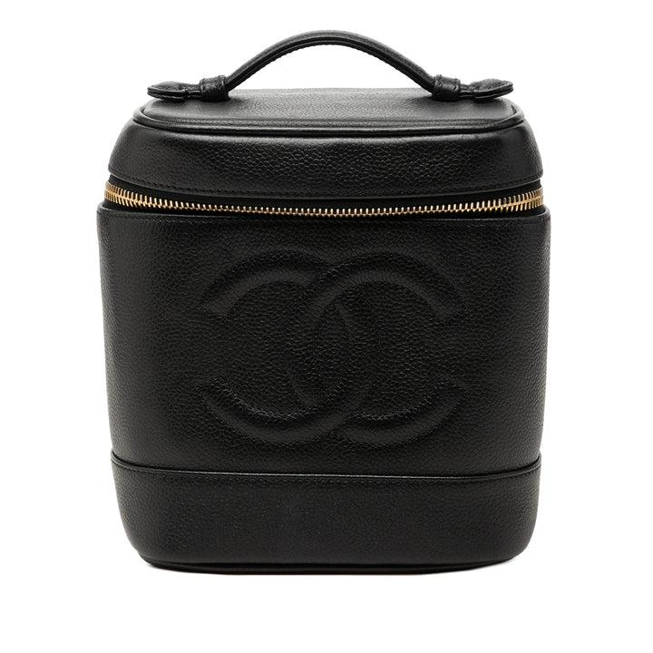 CC Vanity Cuir caviar Noir