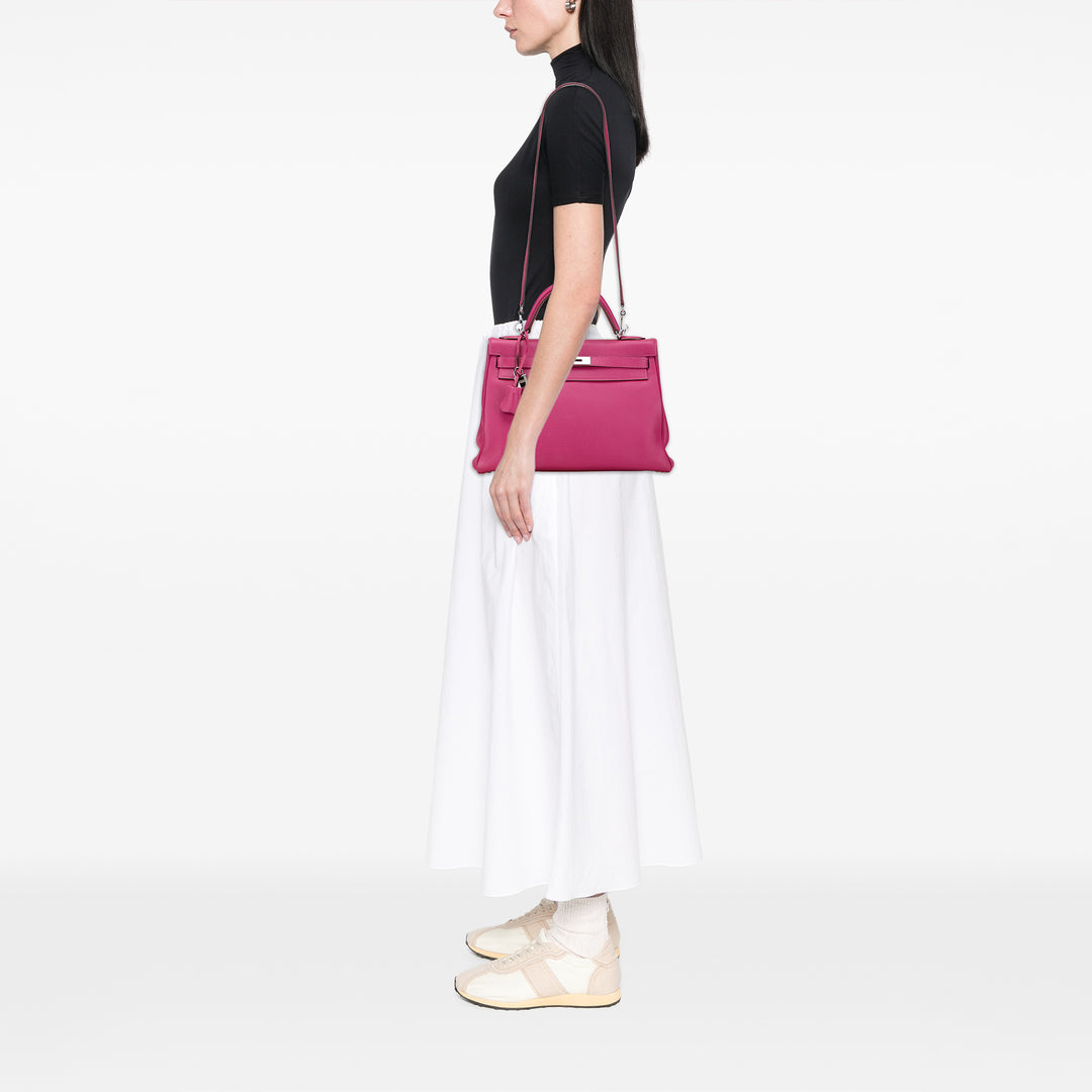 Hermès Togo Kelly II Retourne 32 Rose