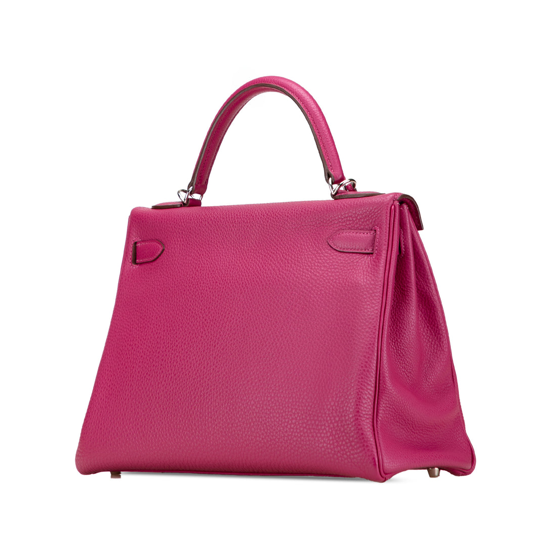 Hermès Togo Kelly II Retourne 32 Rose