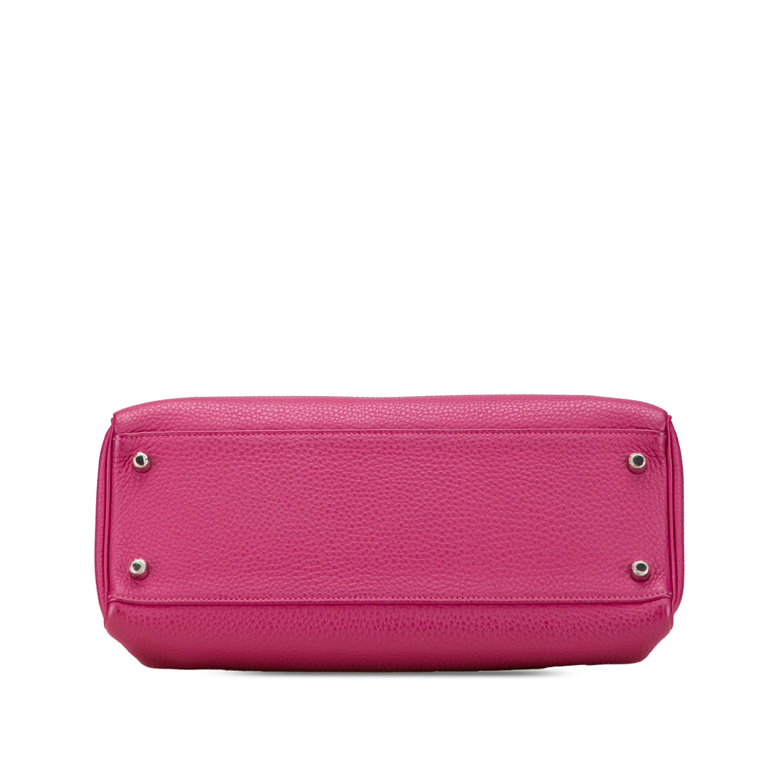 Hermès Togo Kelly II Retourne 32 Rose