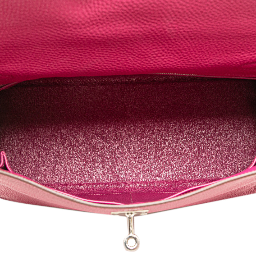 Hermès Togo Kelly II Retourne 32 Rose