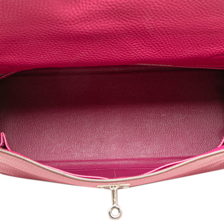 Hermès Togo Kelly II Retourne 32 Rose