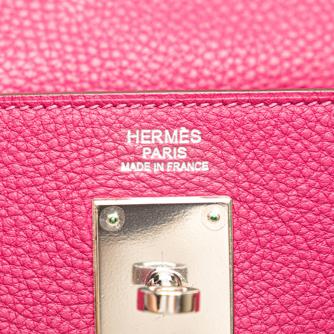 Hermès Togo Kelly II Retourne 32 Rose