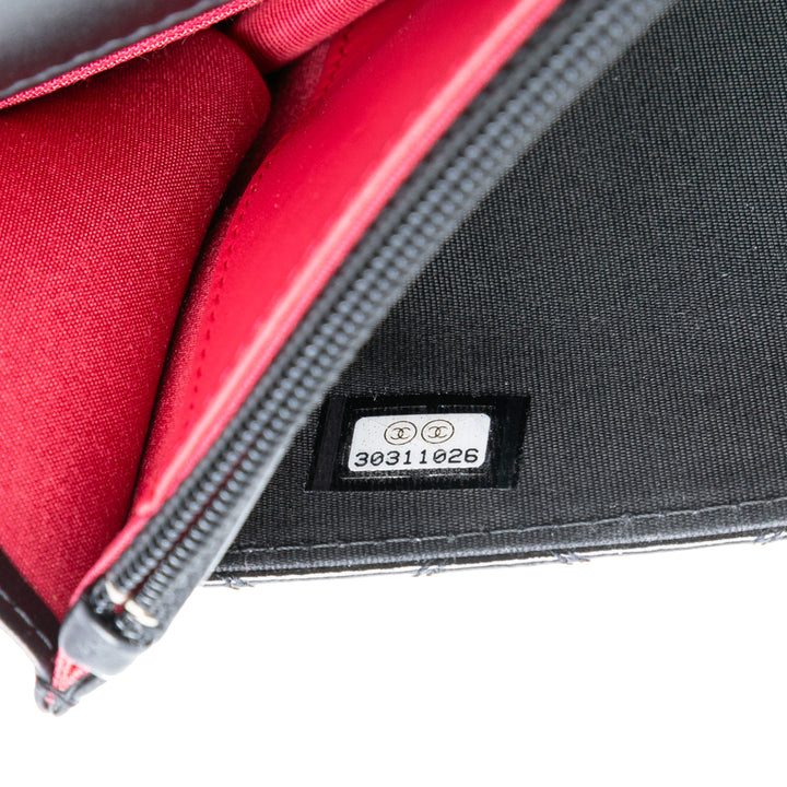 Chanel CC brillant vieilli Cuir de veau Wallet on Chain