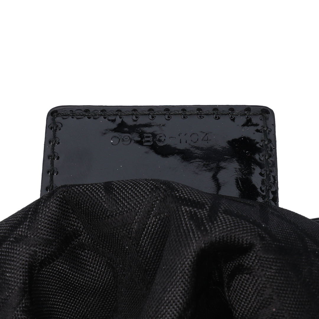 Medium Patent Cannage Lady Dior Black - Gaby Paris