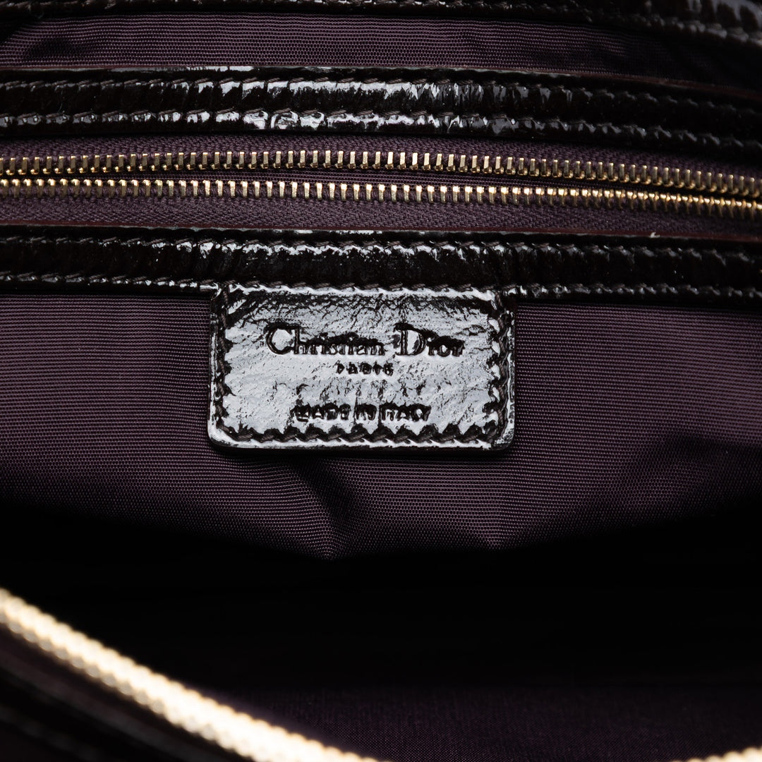 Cannage Lady Dior Souple Cabas Grand Noir