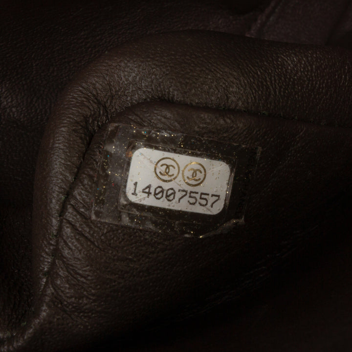Chanel Medium Classic Cuir verni Double rabat Marron – GABY PARIS Authentique