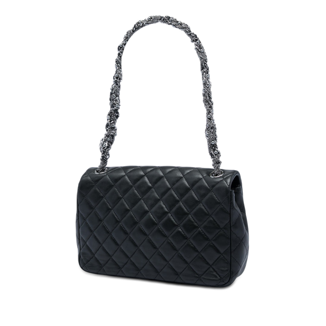 Chanel Medium Matelassé Cuir d’agneau Westminster Perle à rabat