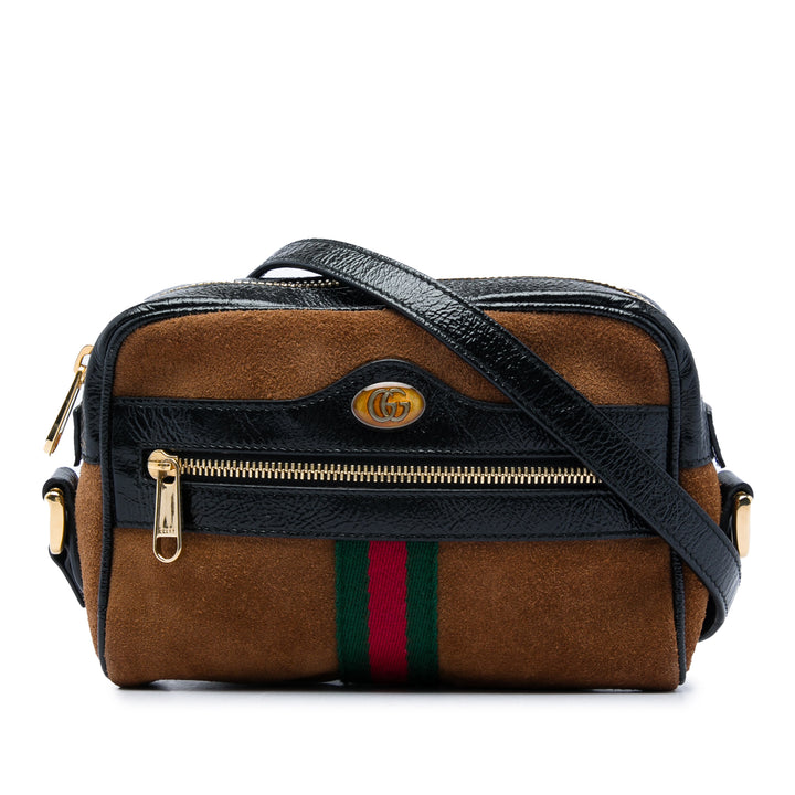 Gucci Mini Daim Web Ophidia Sac porté croisé