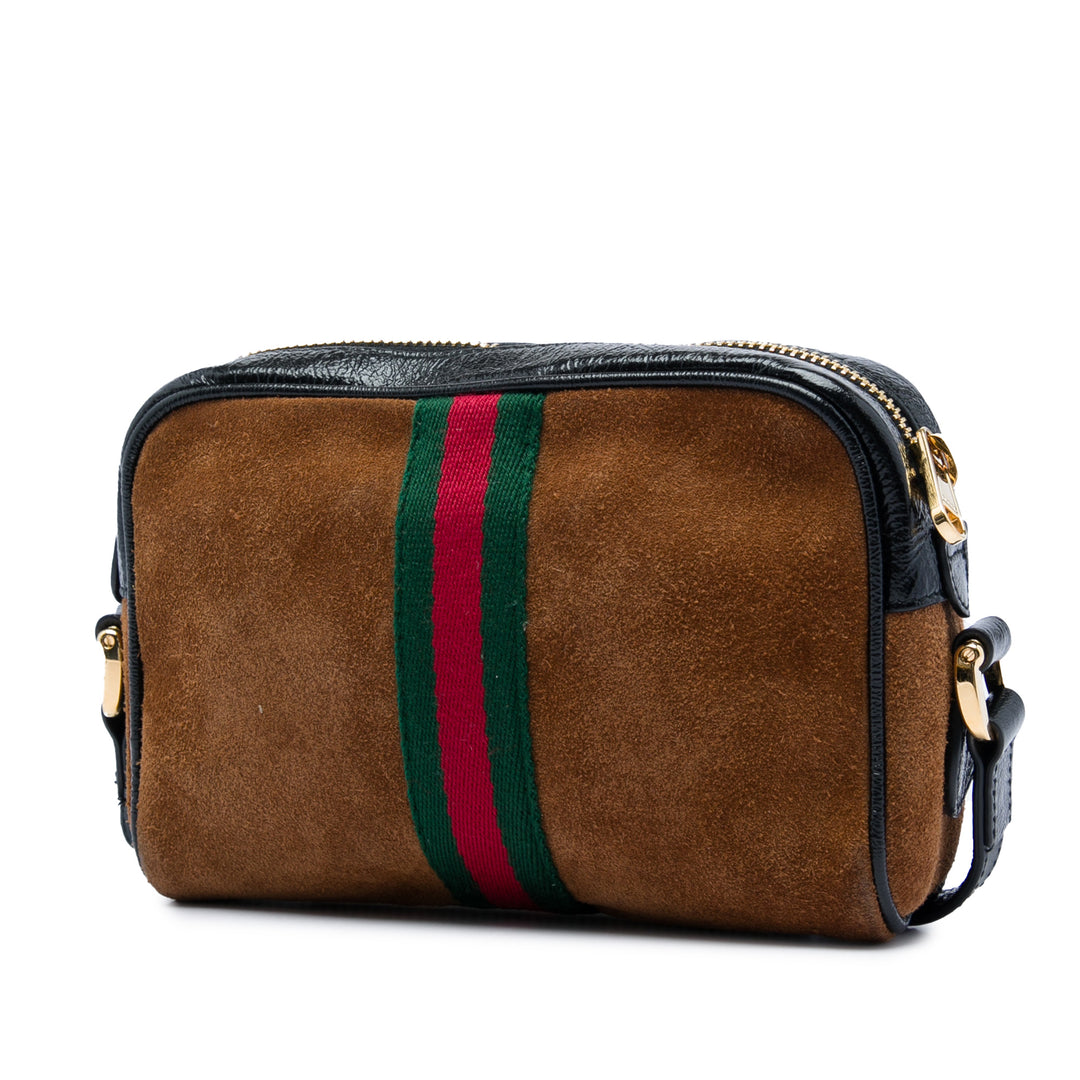 Gucci Mini Daim Web Ophidia Sac porté croisé