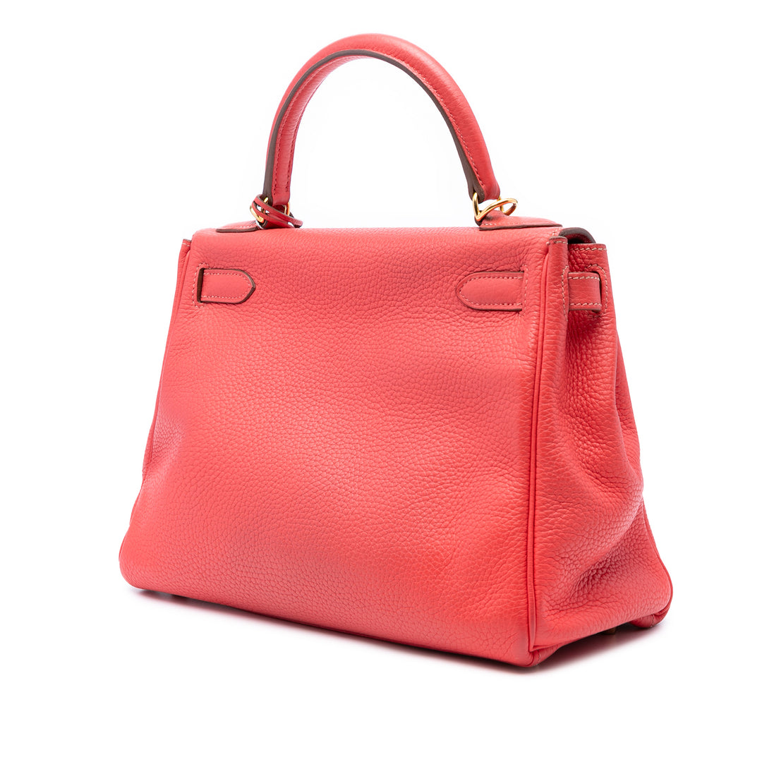 Hermès Togo Kelly II Retourne 28 Rouge