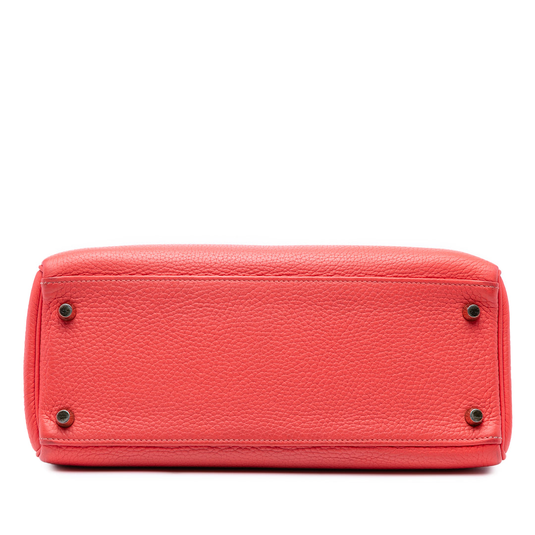 Hermès Togo Kelly II Retourne 28 Rouge