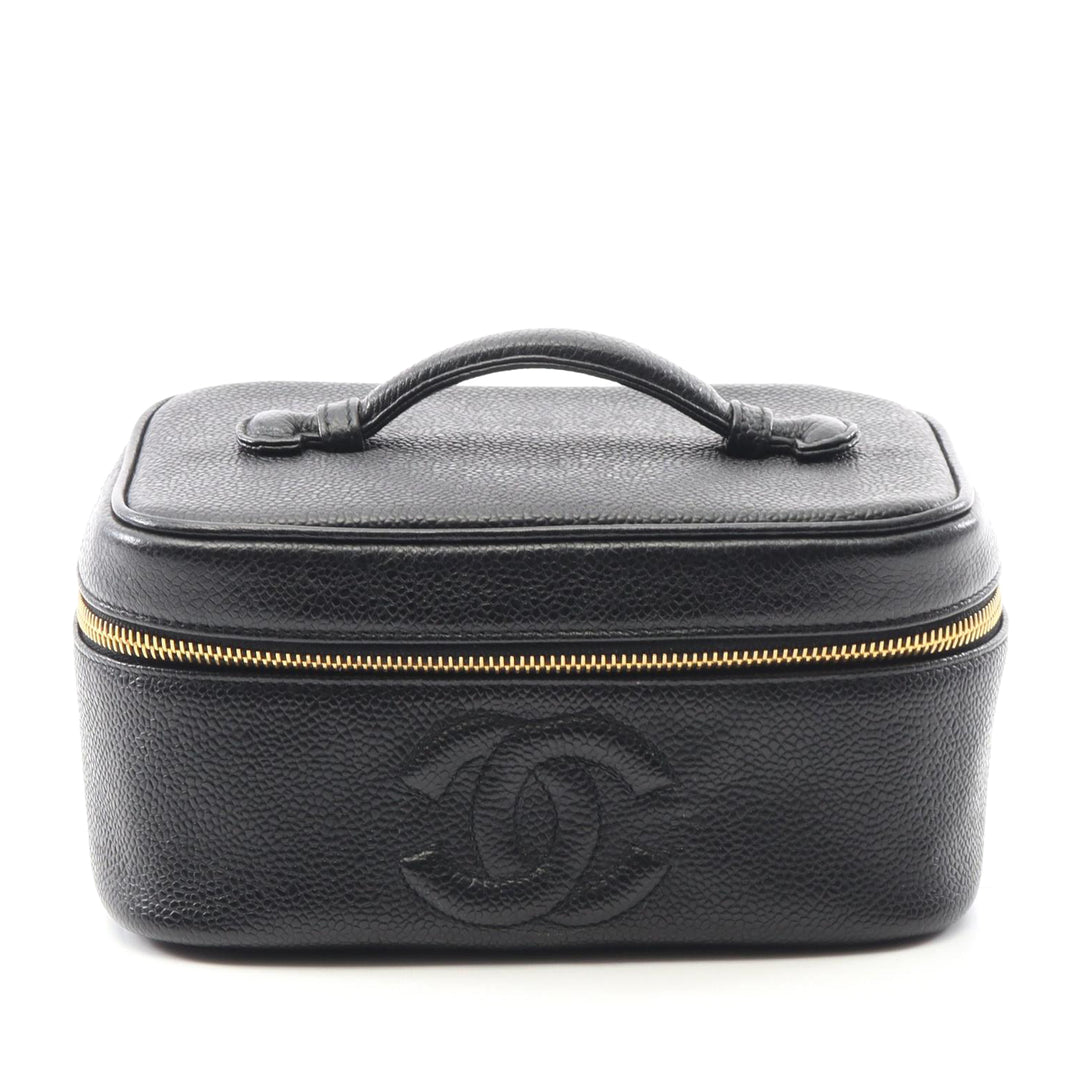 Caviar CC Vanity Bag Black - Gaby Paris