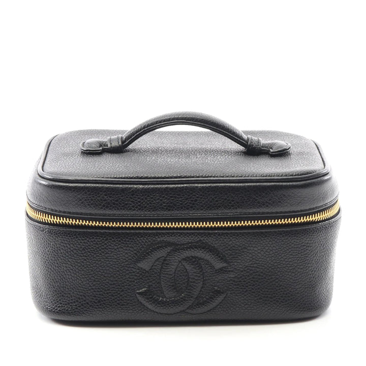 Caviar CC Vanity Bag Black - Gaby Paris