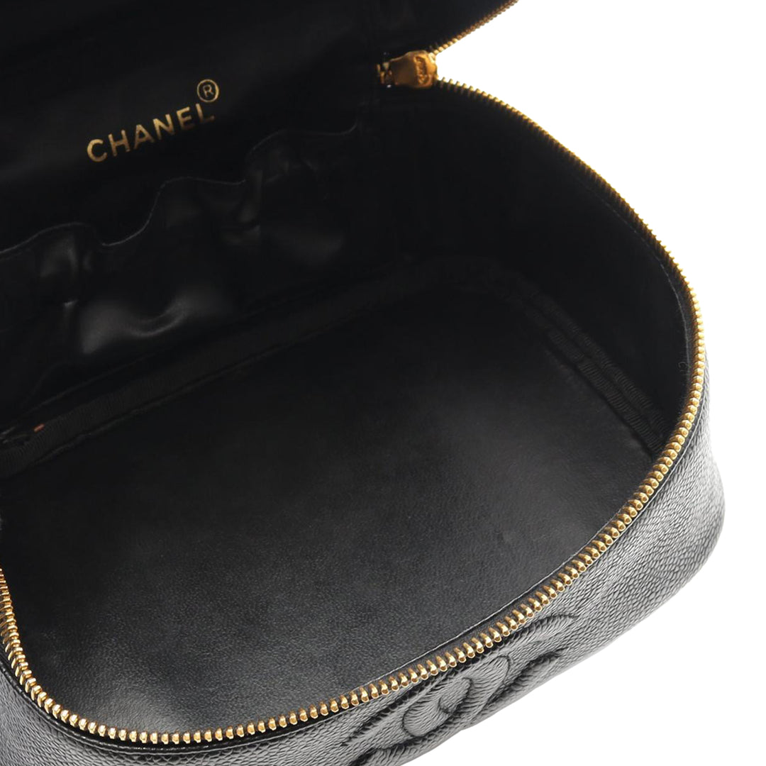 Caviar CC Vanity Bag Black - Gaby Paris