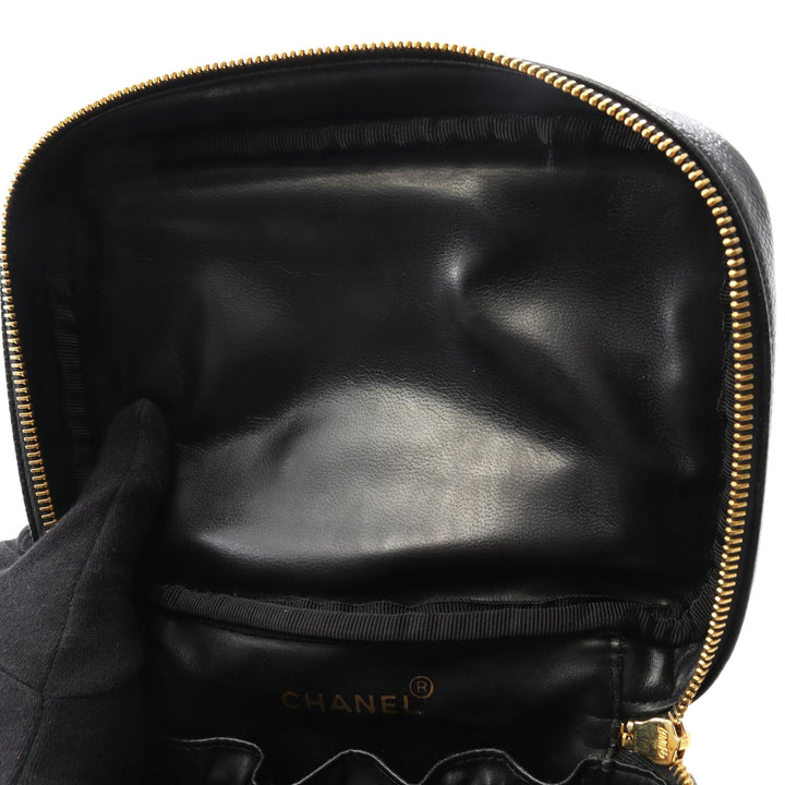 Caviar CC Vanity Bag Black - Gaby Paris