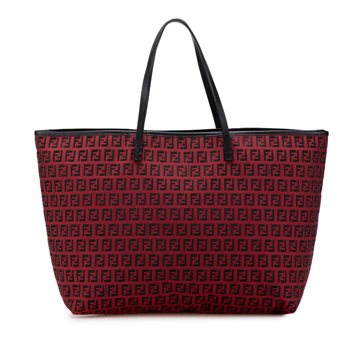 Fendi Medium Zucchino Toile Roll Cabas