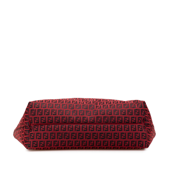 Fendi Medium Zucchino Toile Roll Cabas